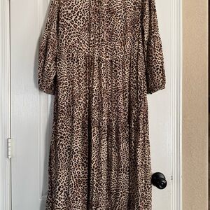 Terra & Sky Animal Print Dress